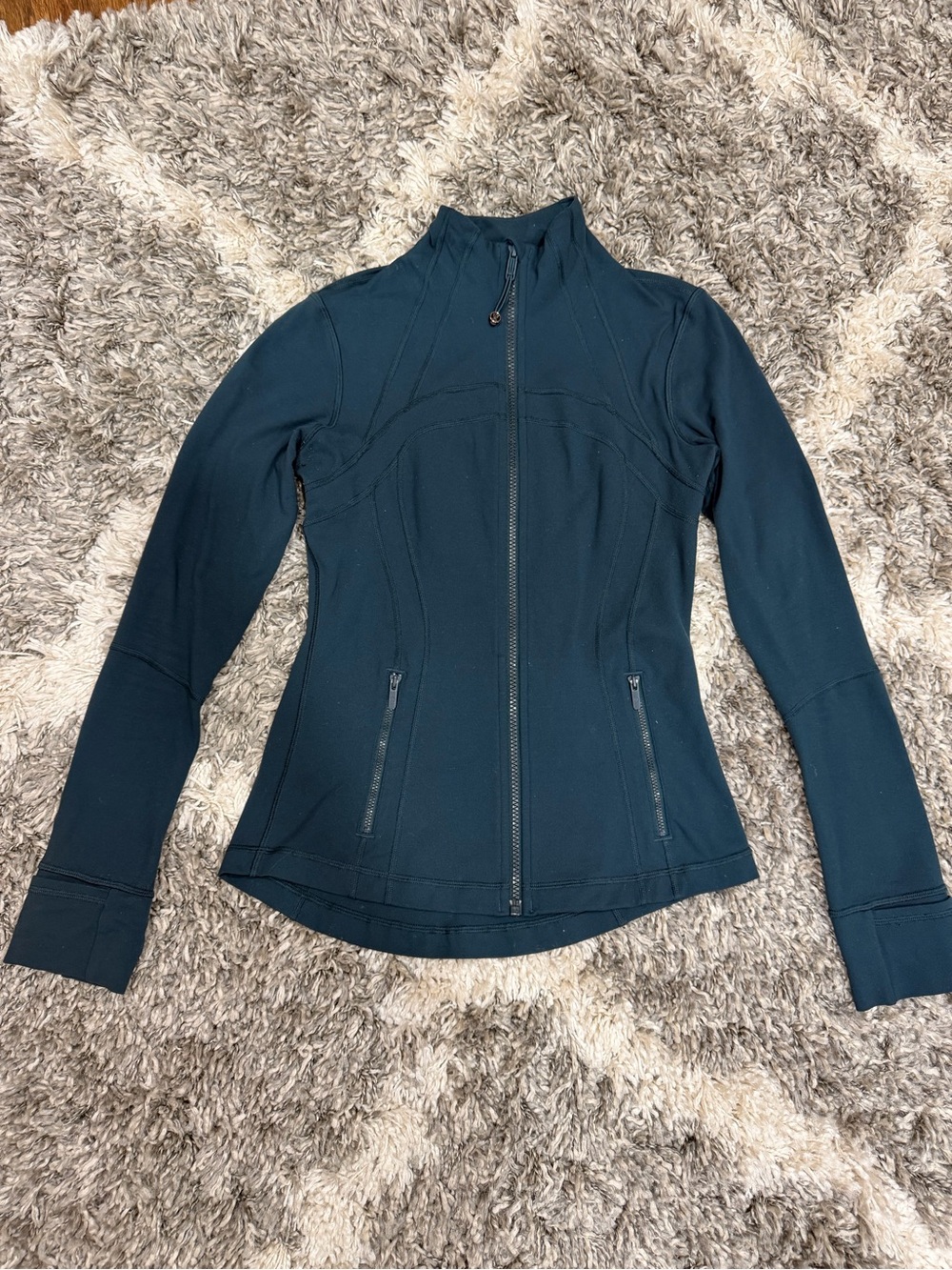 lululemon athletica Teal Full-Zip Define Jacket